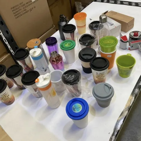 Box of Assorted New Drinkware (B30,31)