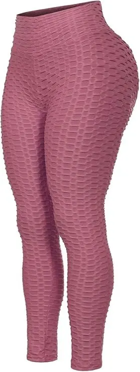  Women's High Waist Textured Butt Lifting Slimming Size XL