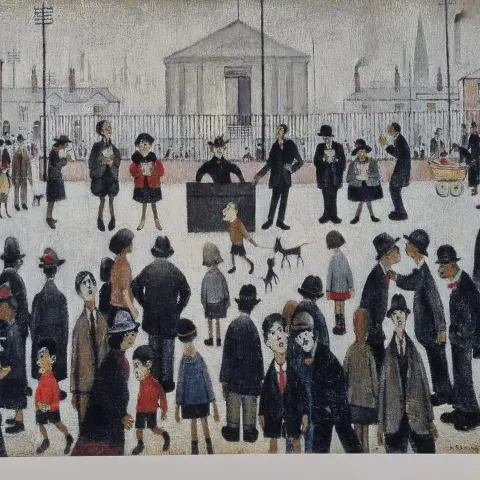 L.S. Lowry Limited Edition "The Prayer Meeting"