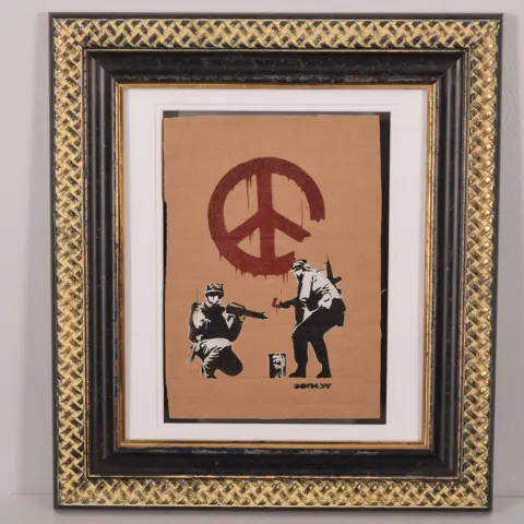 Banksy Aerosol and Stencil Artwork