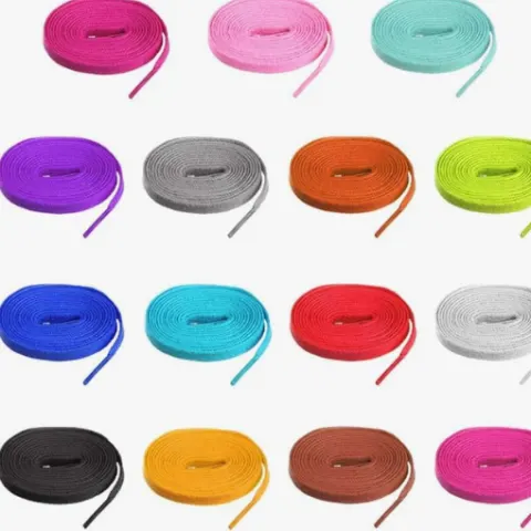 10 Pairs of Largered Flat Shoelaces - Various Colours and Sizes - RRP £39.99