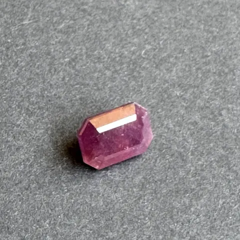 Certified Natural unheated Ruby 5.54 Carat | Deep Purplish Red