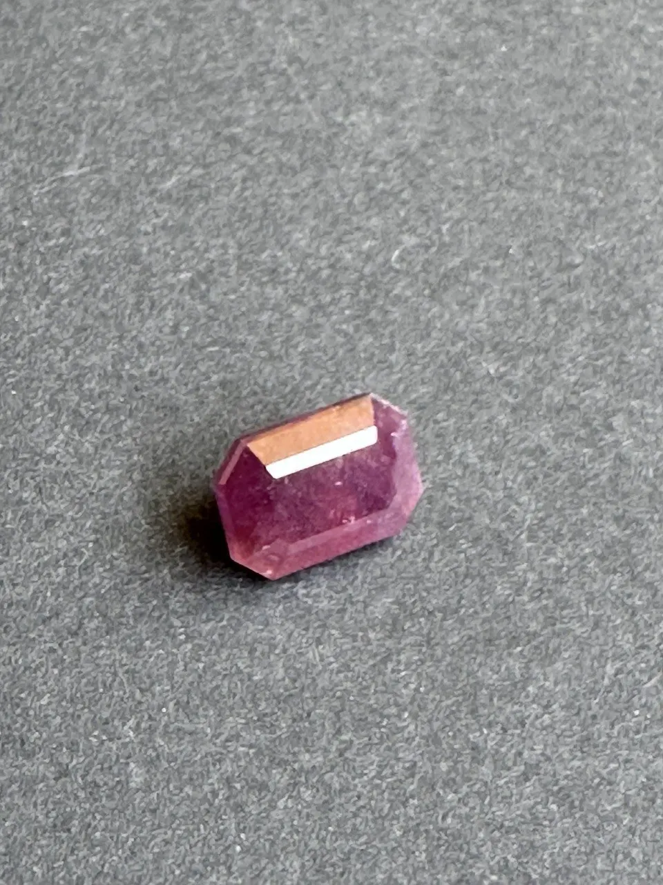 Certified Natural unheated Ruby 5.54 Carat | Deep Purplish Red