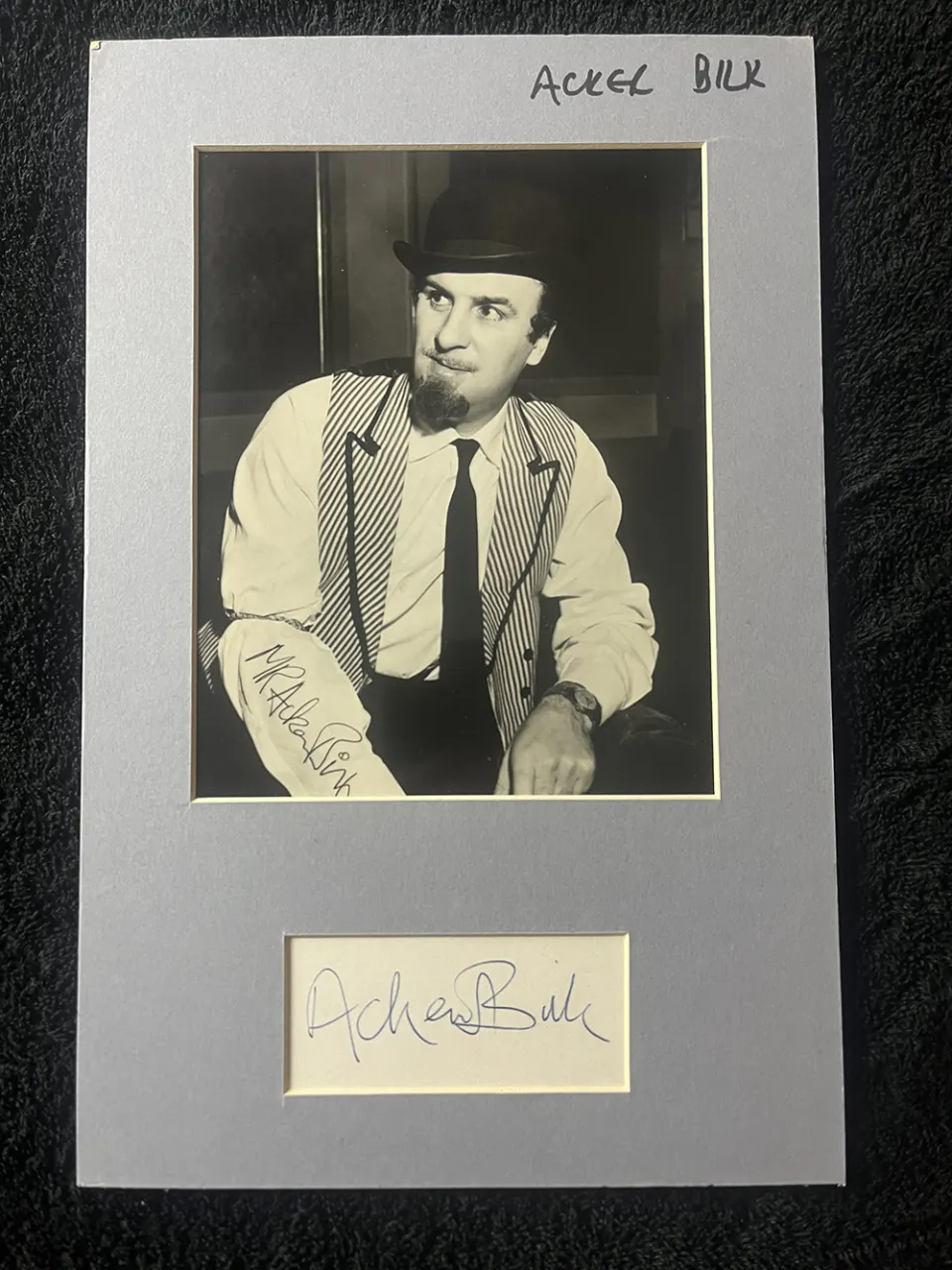 Acker Bilk Signed