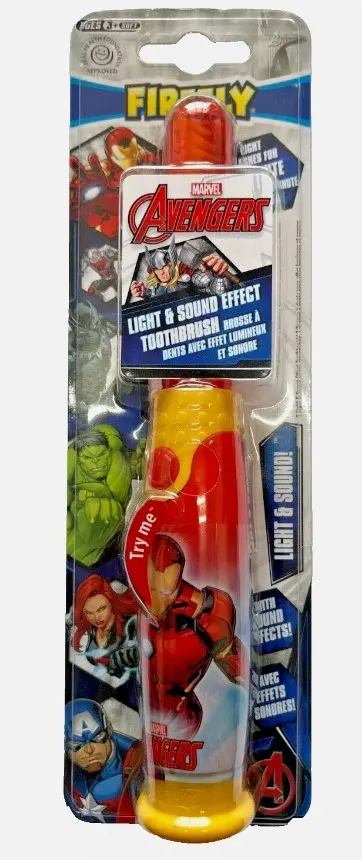 10 x AVENGERS firefly battery operated toothbrush L8a