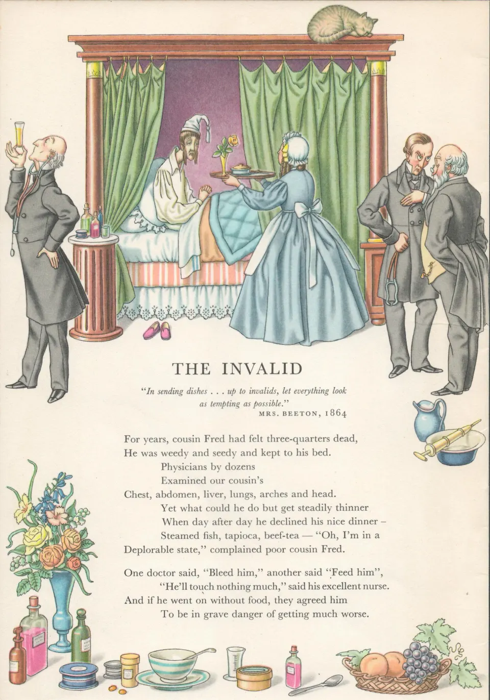 Vintage 66 Years Old Guinness Print "The Invalid & The Groomsman"