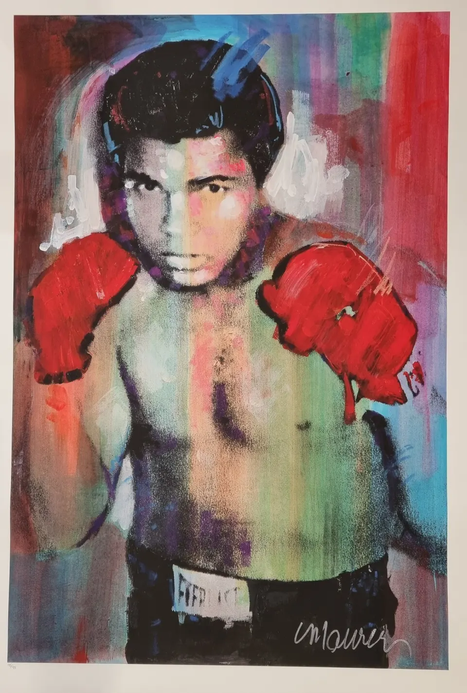 Rare Limited Edition by Sidney Maurer (1926-2017) Muhammad Ali