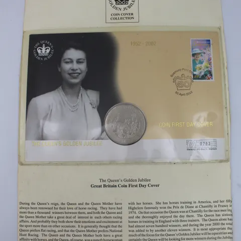 Set of 3 The Queen's Golden Jubilee Coins