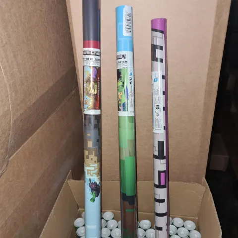 100pcs Brand New Assorted Design Minecraft Posters - RRP £7.99 Each - 50pcs Assorted In Lot