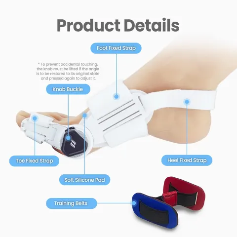 7 x Bunion Corrector Big Toe Straightener for Women/Men L4b