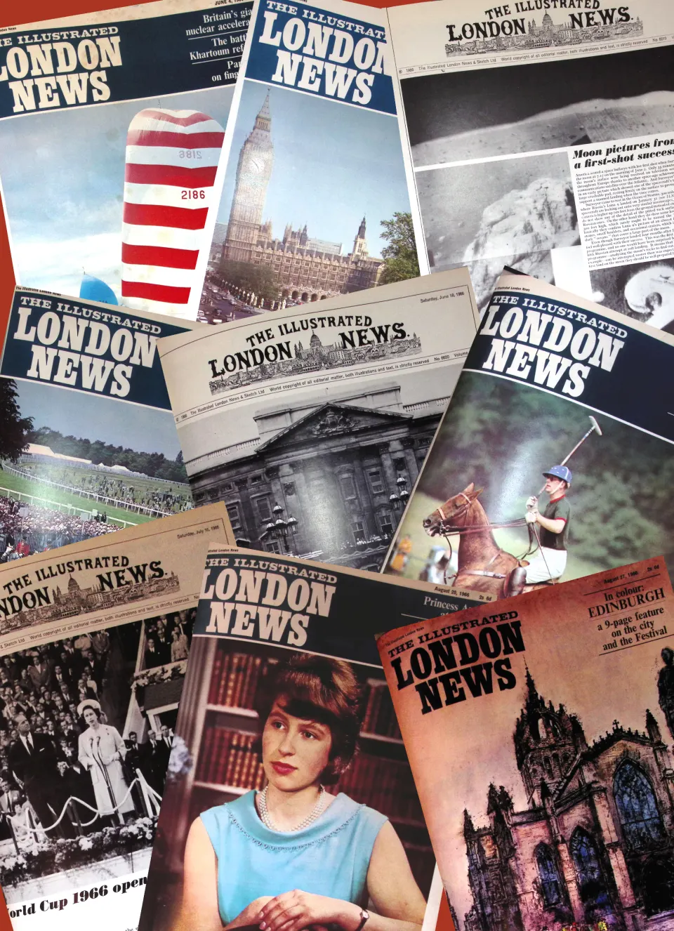 Illustrated London News Removeable Issues 1966 June-Oct Official Folder.