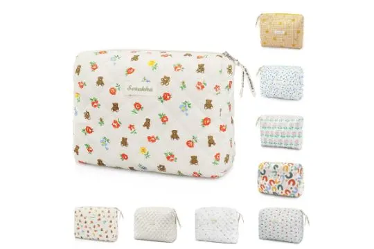 10 x Large Capacity Portable Travel Makeup Bags