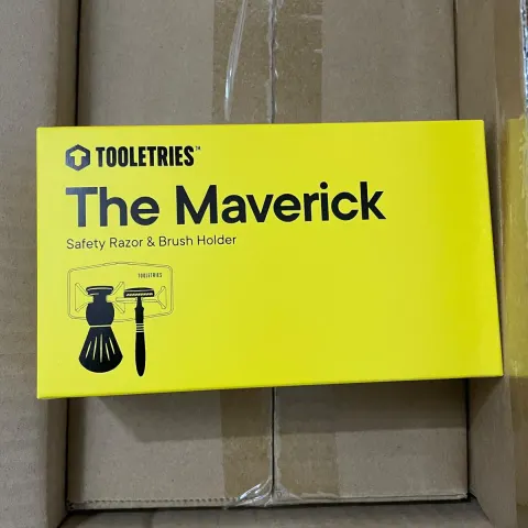 Tooletries The Maverick Razor And Brush Holder Set, Charcoal x24. Est Retail Value £250