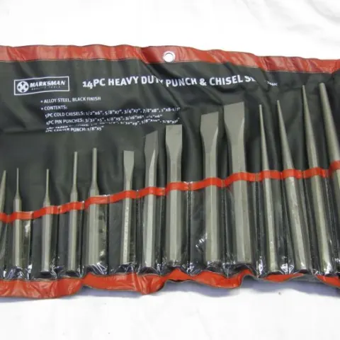 14 Piece Heavy Duty Punch and Chisel Set
