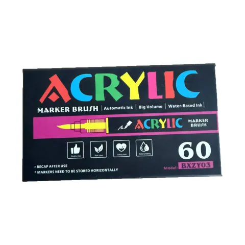Acrylic Paint Pens, Paint Markers with Flexible Brush Tip  L5 sku-4197