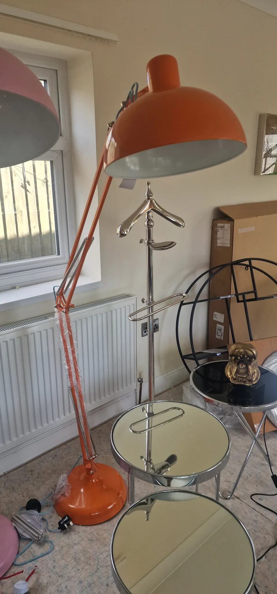 Orange Floor Lamp