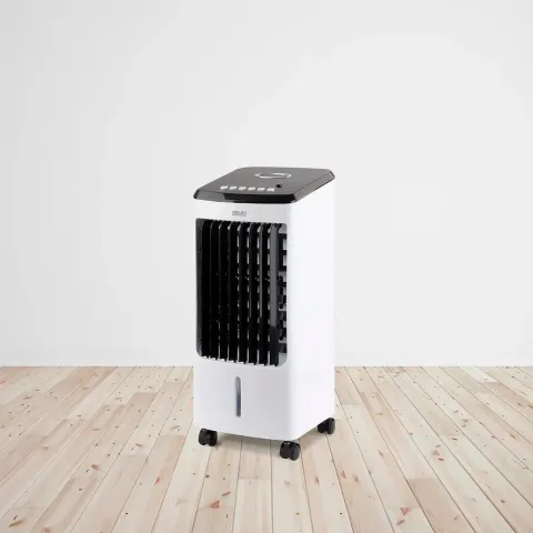 (84/Mez/P18)  RRP £80. Arlec 3.5Litre 3 In 1 Mobile Cooler. Cooler, Fan & Humidifier Unit. Large 27