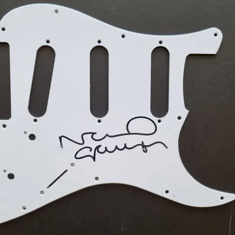 Noel Gallagher Signed Guitar Scratch Plate