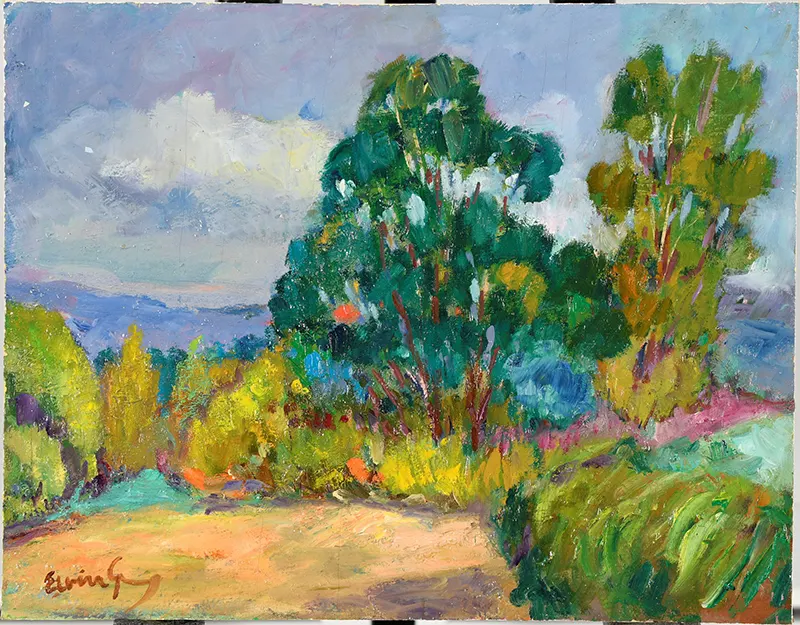 Elvira Gallarda Original Oil.