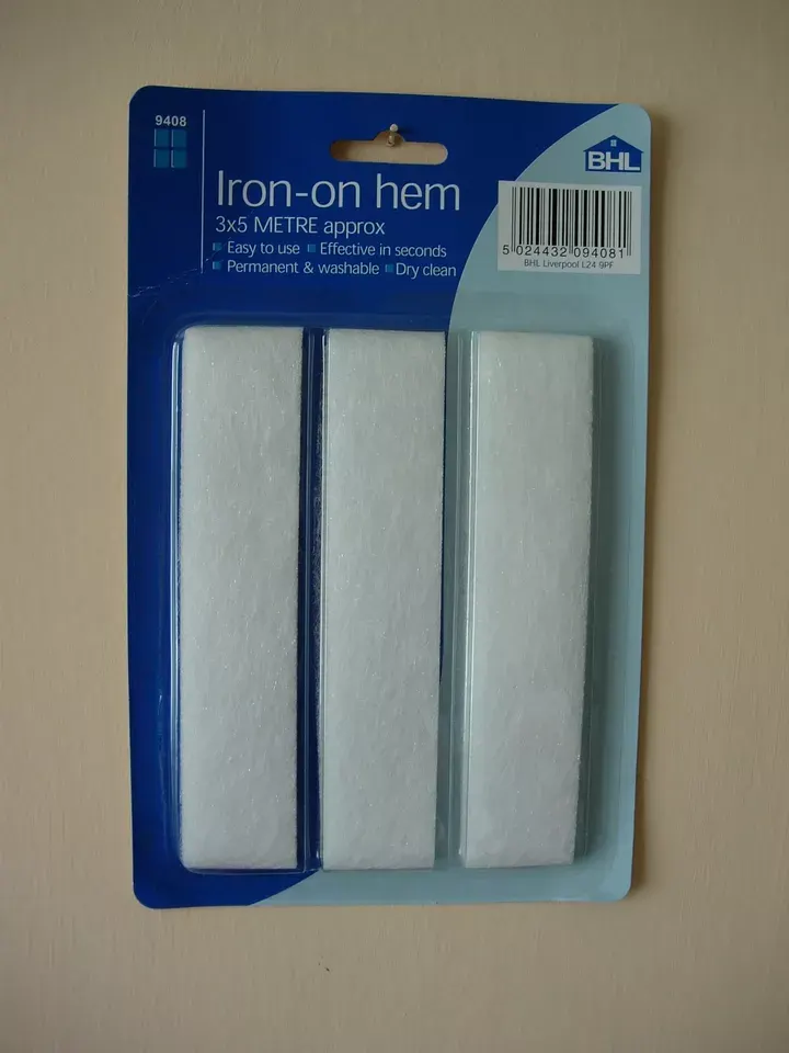 2 x Bxs of 24 Iron-on Hem 3x5mm Ideal For Market Stall Car Boots DIY Shops