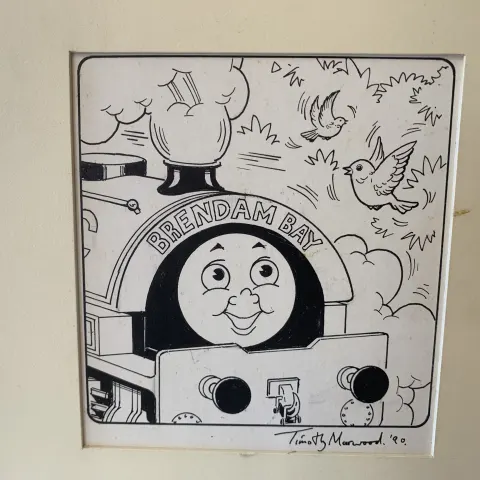 Thomas The Tank Engine & Friends Original Artwork, Signed By Timothy Marwood Birds
