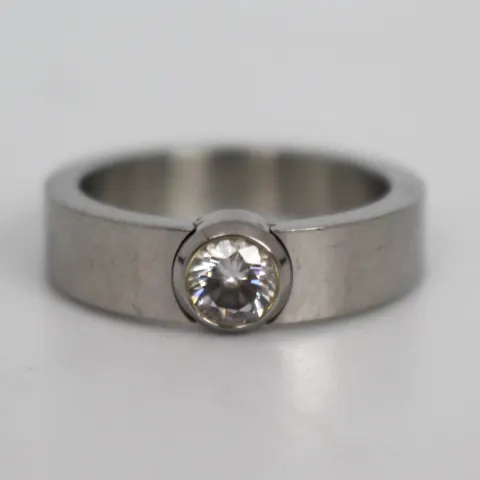 CZ Stainless Steel Ring