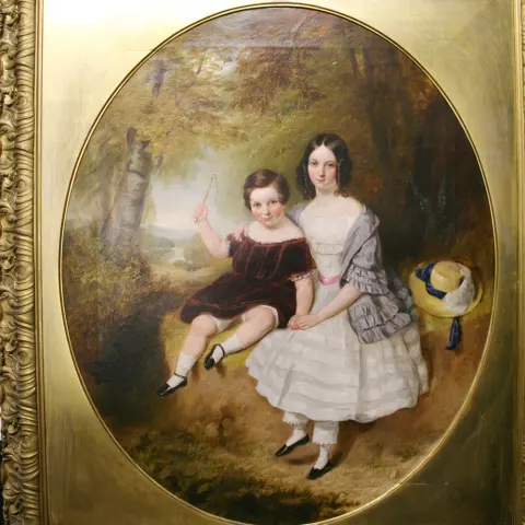 Fine Early 19th c. Portrait by James Bennett H.Smith Oil on Canvas