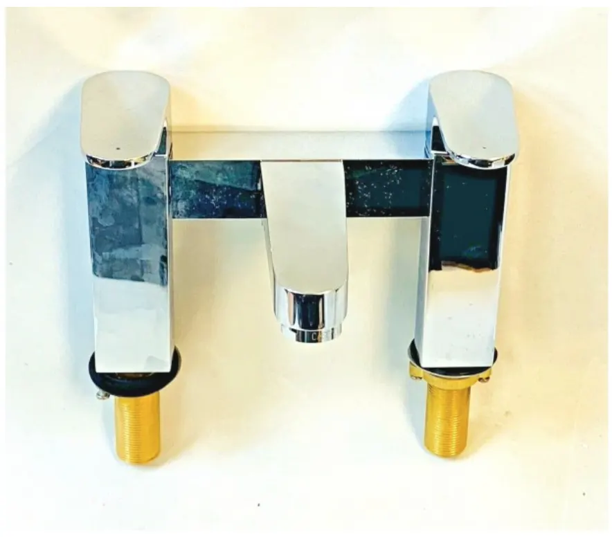 Two Handle Bath Mixer Deck Mounted Tap SST-004 Hudson Reed New Tatty Box