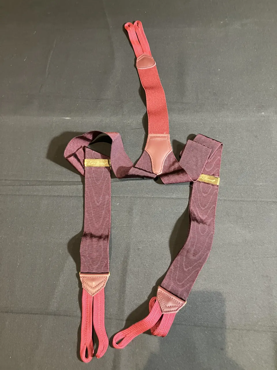 Ede & Ravenscroft braces worn by Nick Sagar