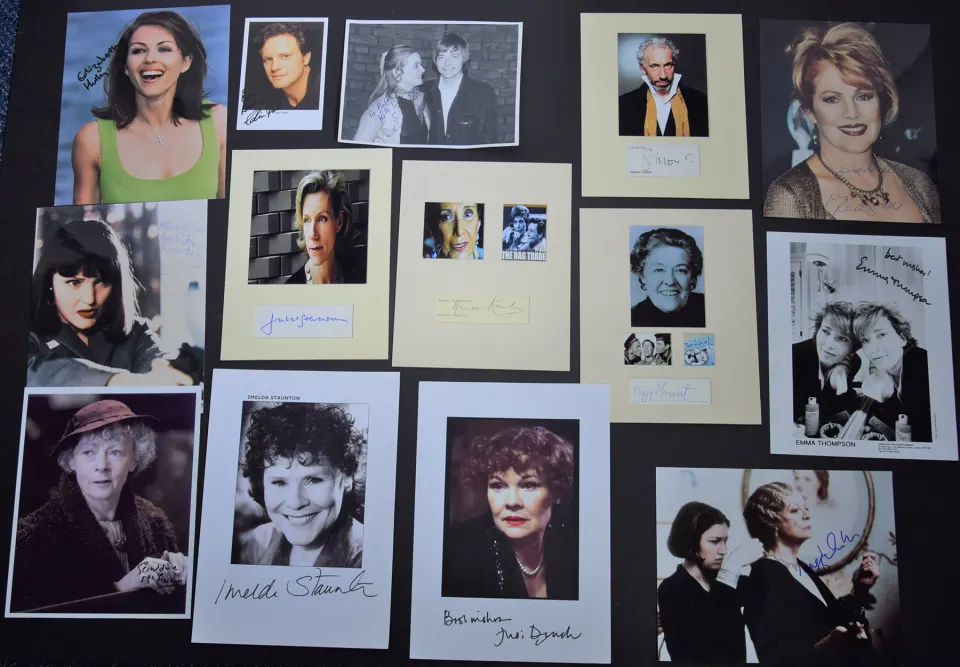 Film & T.V Actors & Actresses Original Signatures