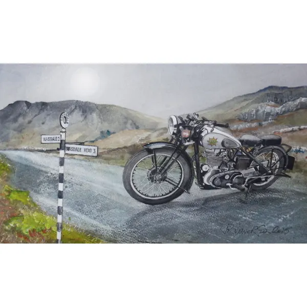 BSA 1938 BSA M24 Goldstar Nostalgic Large Metal Wall Art