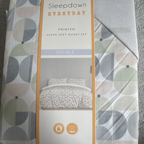 Sleep Down Everyday Super Soft Double Duvet Set