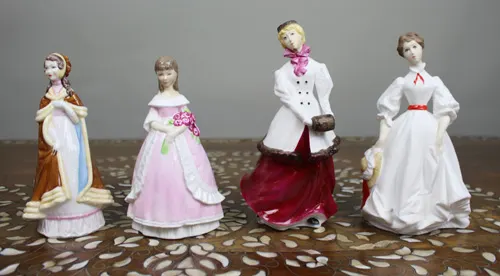 Collection of 4 Royal Worcester Figurines