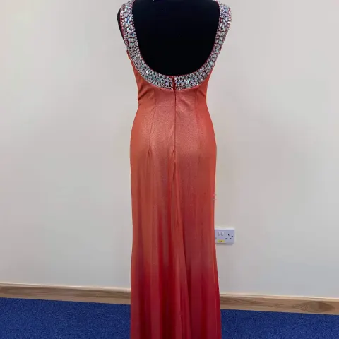 Bronze/red pageant dress size 8.