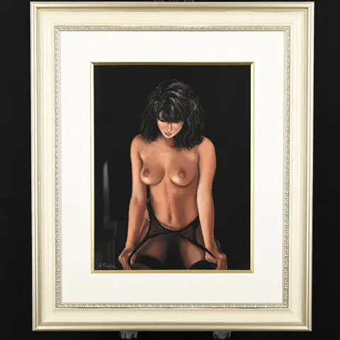 Nude Study Painting By De Casse
