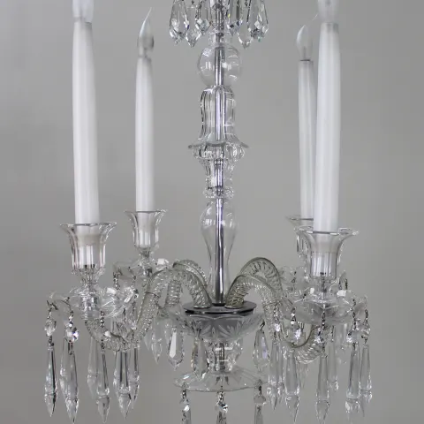 Fine Four Arm Light Crystal Chandelier