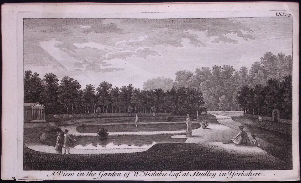 Studley North Yorkshire Rare 1776 Georgian Copper Plate Antique Engraving 1776-14