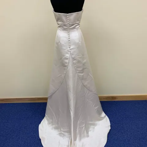 D'Zage wedding dress style D9121 size 14 gold