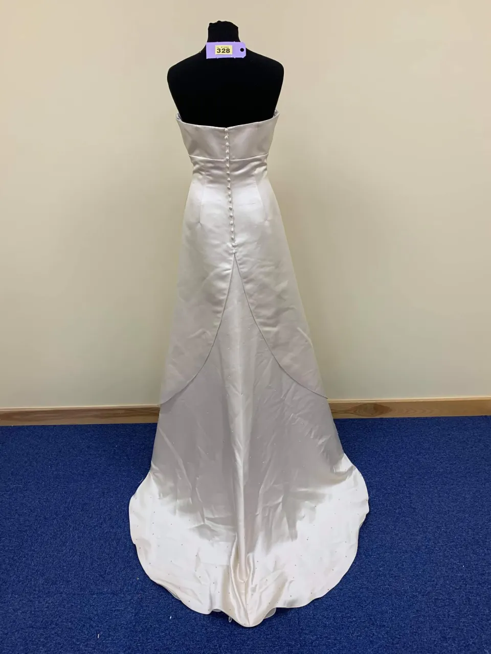 D'Zage wedding dress style D9121 size 14 gold