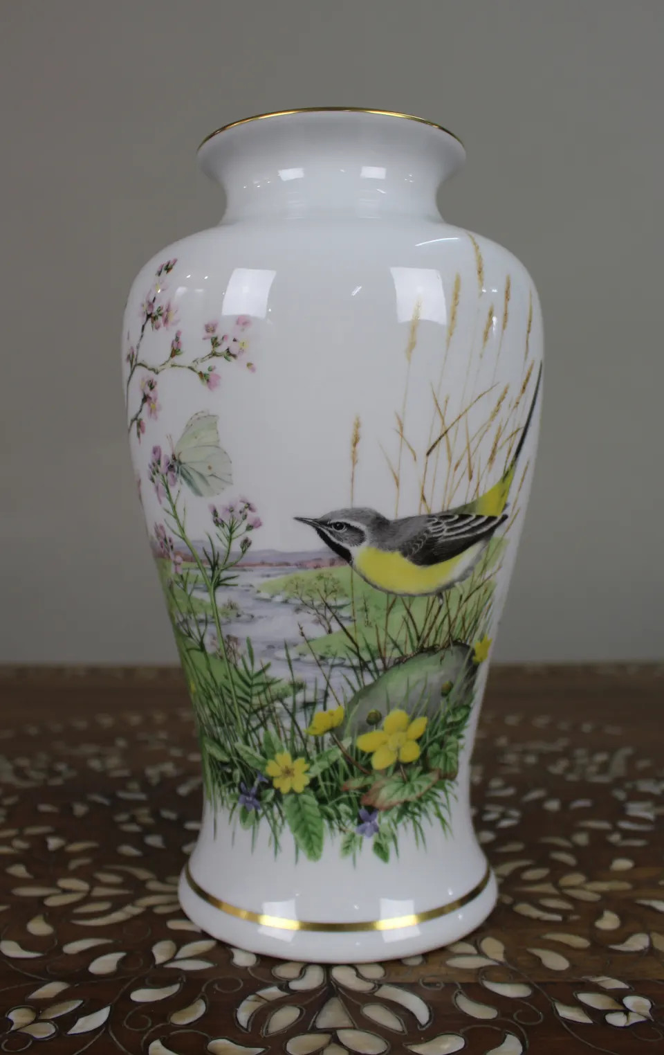 Franklin Porcelain The Spring Glen Vase