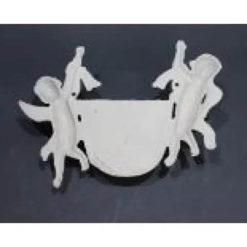 Cast Metal Cherub Wall Bracket