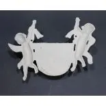 Cast Metal Cherub Wall Bracket