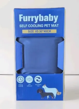 Furrybaby Dog Self Cooling Mat Grey XS 30x40cm L13c