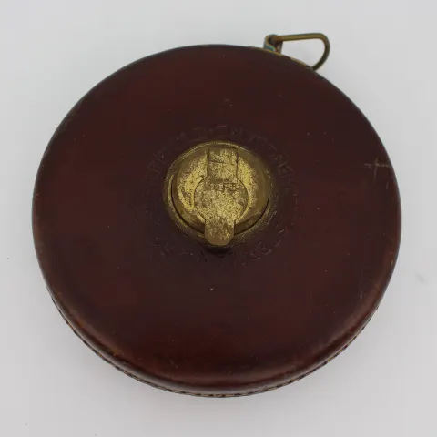 Vintage Leather Chesterman Sheffield Tape Measure