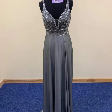 Rachel Allen Pageant dress RRP £495.  Size 12 in platinum