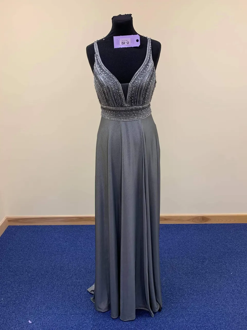Rachel Allen Pageant dress RRP £495.  Size 12 in platinum