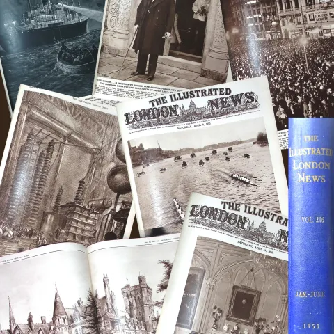 Bound Illustrated London News Jan 7th-June 24th, 1950 Over 1000 Pages In 23 Editions