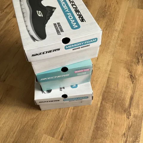 3 Pairs of Skechers Boxed