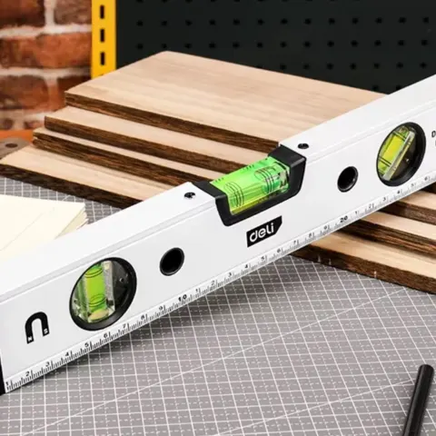 Magnetic Torpedo Spirit Level – 3-Vial Aluminum Bubble Level, Shockproof & High-Visibility