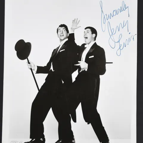 JERRY LEWIS Original signature